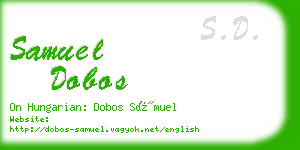 samuel dobos business card